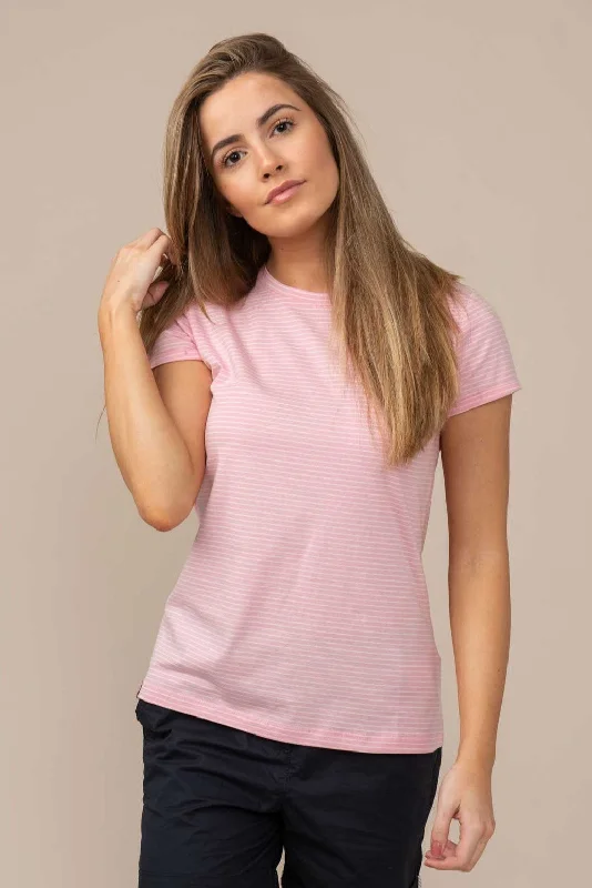 Seashore T Shirt - Rose Pink Stripe