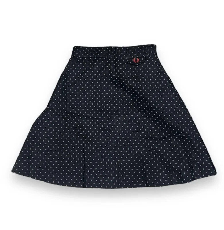 Women's Polka Dot A-Line Skirt In Black