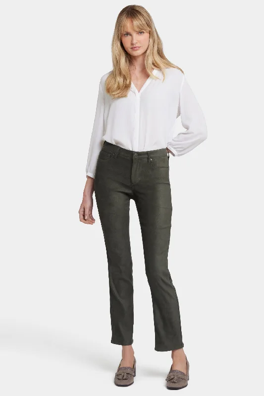 Sheri Slim Pants - Vine Leaf