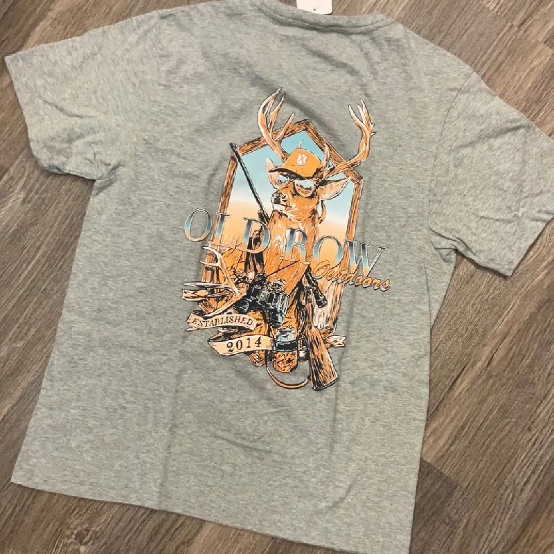 Old Row The Hunting Buck Grey T Shirt