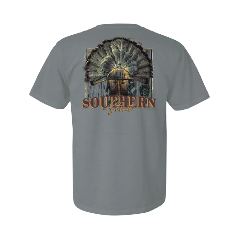 Southern Strut Turkey Mount Grey T Shirt