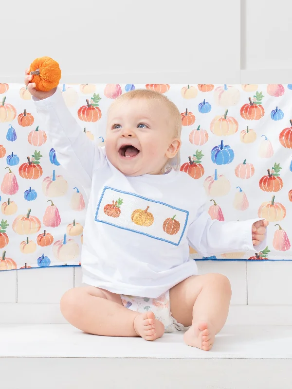 Party Pumpkins Smocked Shirt