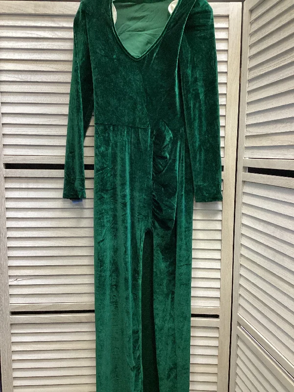 Dress Party Long By Clothes Mentor In Emerald, Size: M