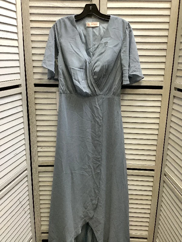 Dress Party Long By Clothes Mentor In Light Blue, Size: M