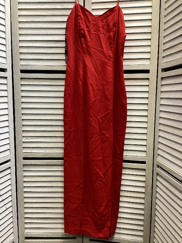 Dress Party Long By Clothes Mentor In Red, Size: M