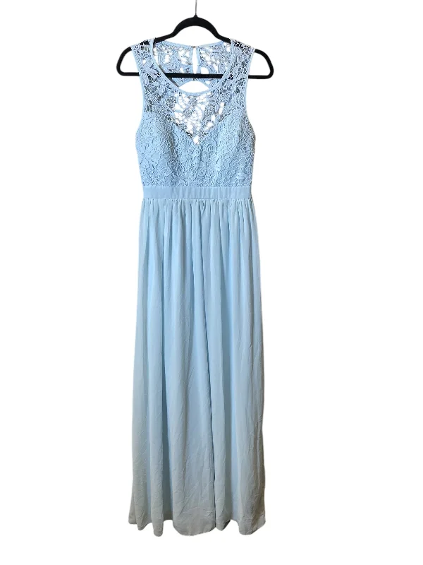 Dress Party Long By Cmc In Blue, Size: L