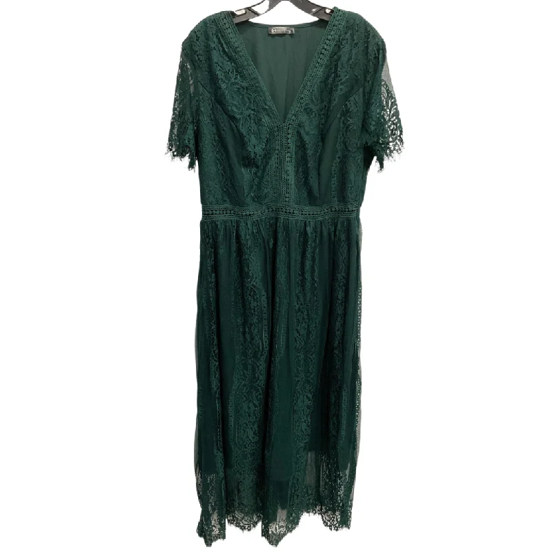 Dress Party Long By Cmc In Green, Size: Xl