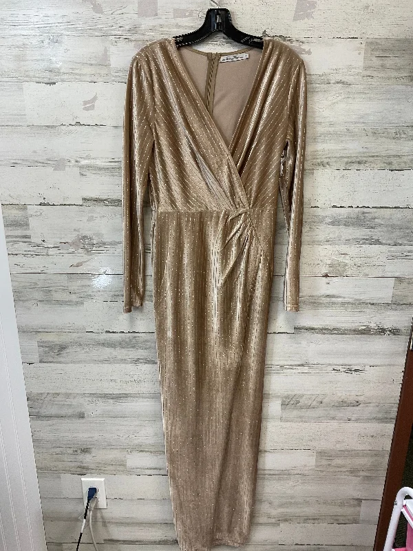 Dress Party Long By LUCY WANG In Gold, Size: L