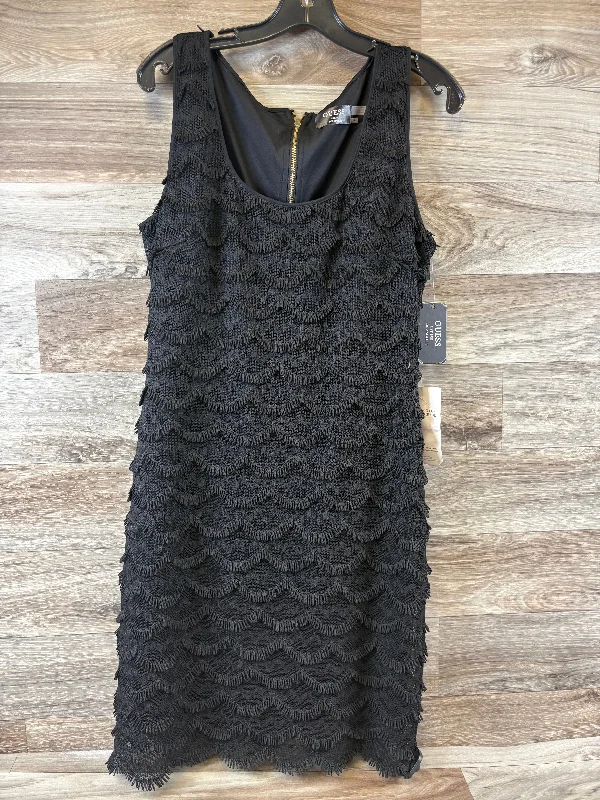 Dress Casual Midi By Guess In Black, Size: Xl