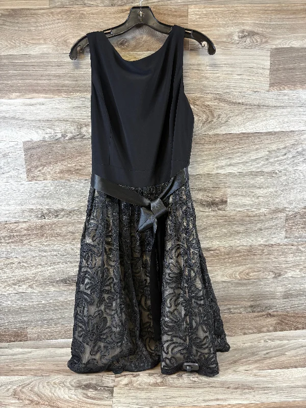 Dress Party Midi By Jessica Simpson In Black, Size: Xl