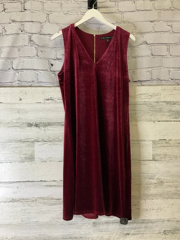 Dress Party Midi By White House Black Market In Red, Size: L